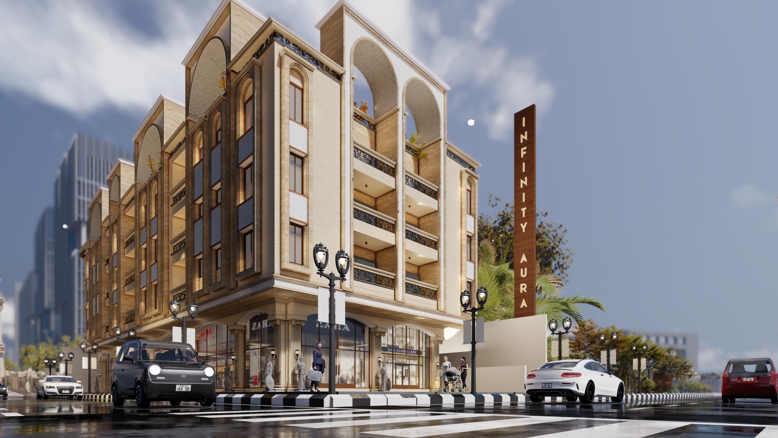 Infinity aura near TCS inore